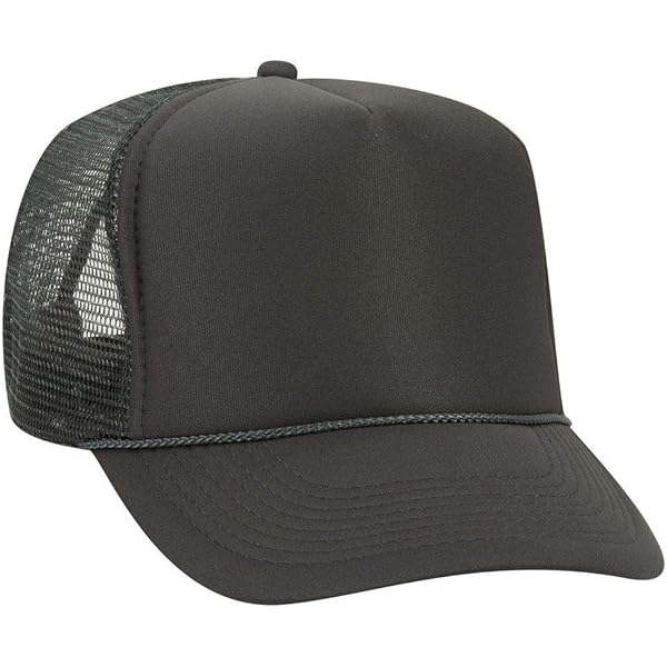 OTTO 6 Panel Low Profile Contrast Vertical Mesh Back Cap